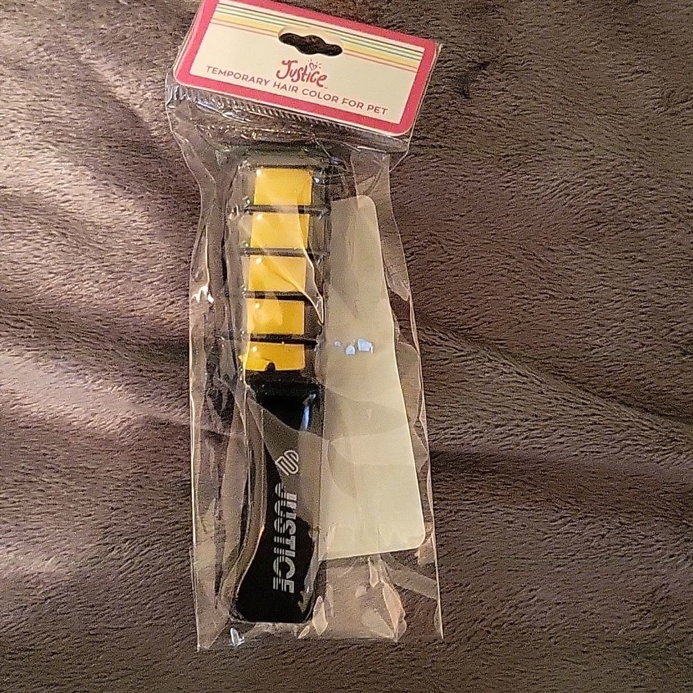 Justice pet Hair dye new yellow